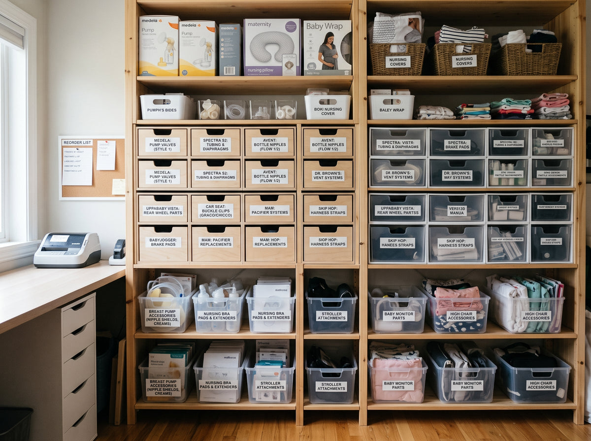 How to Organize Baby Product Spare Parts by Model