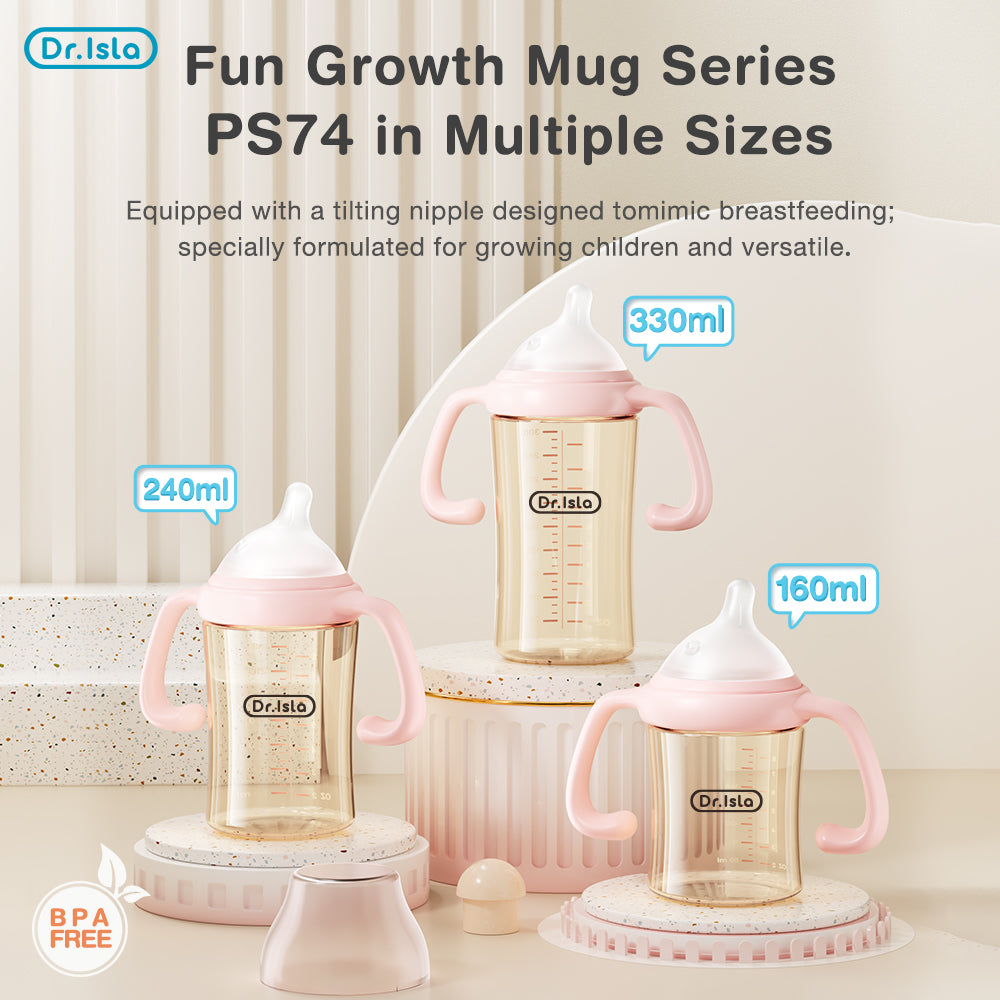 PPSU Angled Baby Bottle - PS74