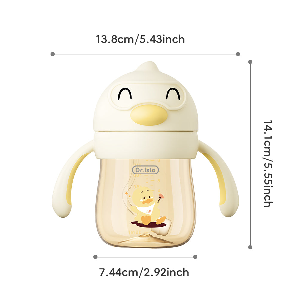 ถ้วยน้ำ 2 in 1 ป้องกันการรั่วซึม